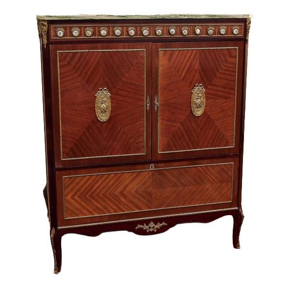 TV Cabinet with Marble Top For Sale
