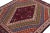 Rug & Kilim 1920s Antique Tribal Kilim in Rare Bordeaux With Vibrant Geometric Patterns For Sale - Image 4 of 6