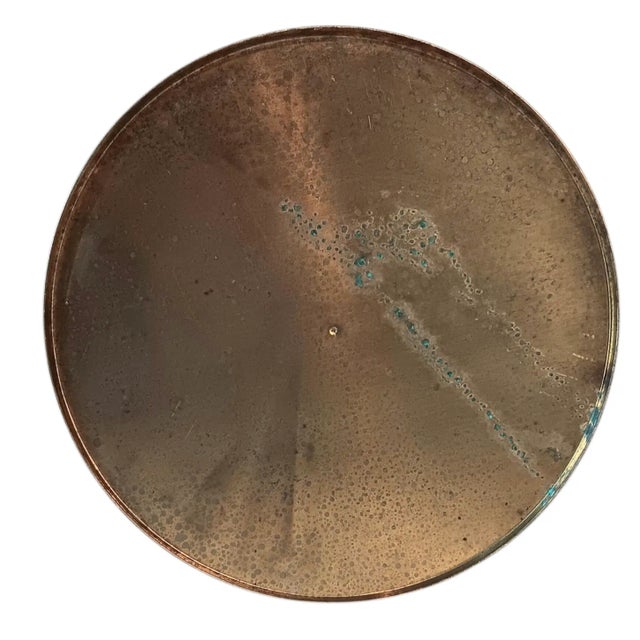 Vintage Brass Planter With Copper Band Nade in Ireland 9.25" X 11" For Sale In Austin - Image 6 of 18