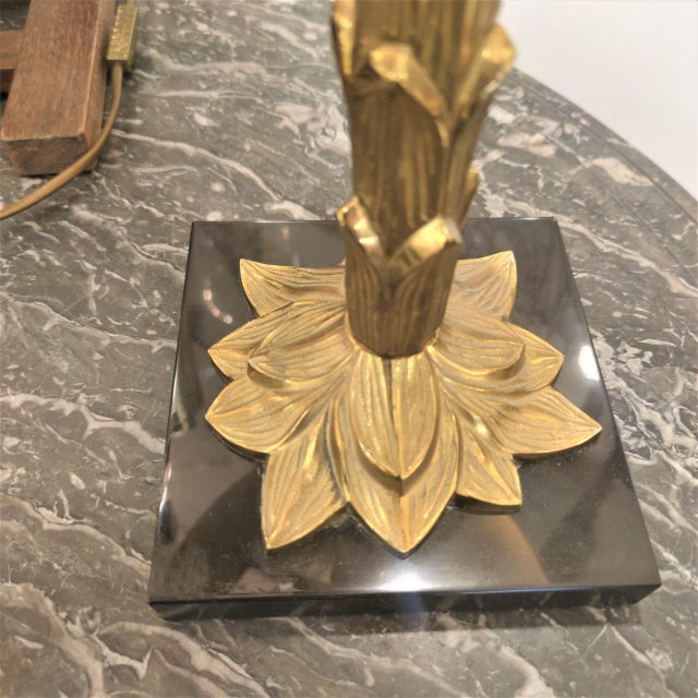 Mid-Century Modern Table Lamp from Maison Charles, 1970s For Sale - Image 3 of 4