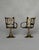 Vintage English Traditional Miniature Solid Brass Chairs, a Pair For Sale - Image 4 of 11