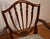 English 1920 Antique English Solid Walnut Shield-Back Set of Six Dining Chairs For Sale - Image 3 of 18