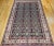 Early 20th Century Vintage Persian Tabriz Afshan Rug, Handwoven Geometric Caucasian Pattern, Navy & Ivory, 7’ X 10’ For Sale - Image 5 of 12