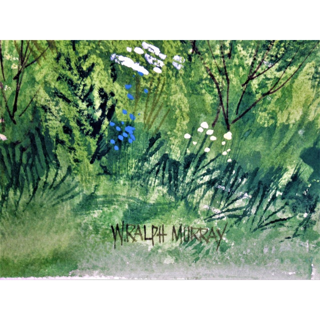 Late 20th Century W. Ralph Murray, Earl Scwaiger's Barn, Circa 1980 For Sale - Image 5 of 6