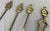 Vintage French Brass Fireplace Tools, Set of 5 For Sale - Image 10 of 12