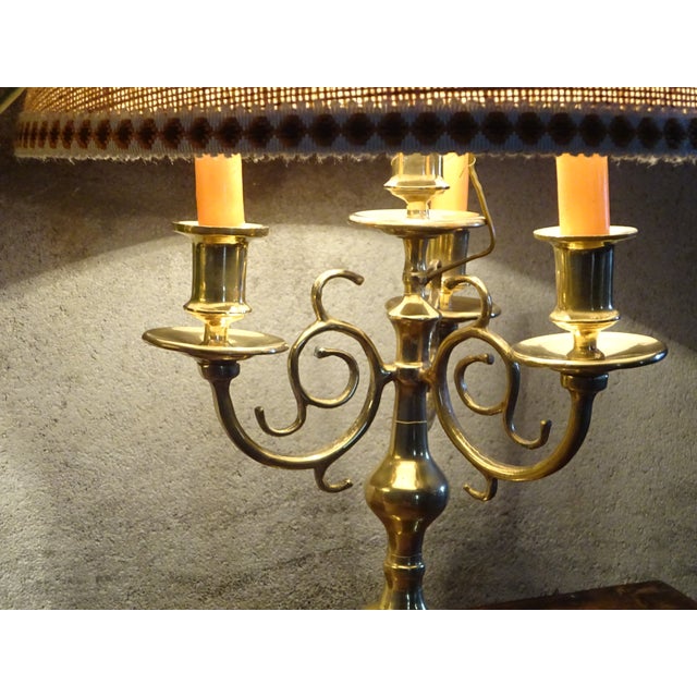 Copper Candlestick Bedside Lamps, 1890s, Set of 2 For Sale - Image 13 of 18