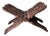 1970s Hand-Carved Wooden Foldable Book Stand - Brown For Sale