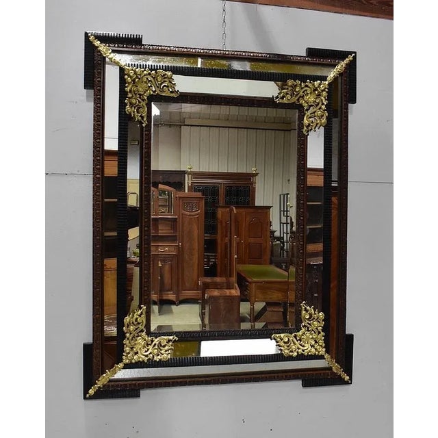 Large 19th Century Louis XIV Style Rectangular Mirror For Sale - Image 17 of 17
