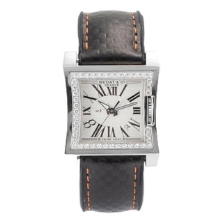 Bedat & Co. Geneve N01 31.50mm 114.030.100 Diamond Bezel Stainless Steel Watch For Sale