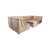 Mid-Century Modular Corner Sofa in Brown Leather, Set of 7 For Sale - Image 4 of 11