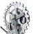 Metal Vintage Little Man-Shaped Desk or Wall Clock with Exposed Gears & Extendable Arms and Legs, 1980s-1990s For Sale - Image 7 of 8
