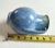 Blue Vintage Roseville Pottery Tourmaline Double Handled Vase Blue & Green Glaze 6” For Sale - Image 8 of 9