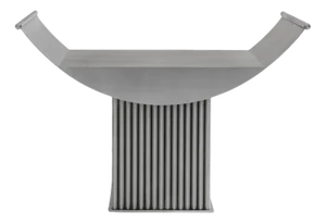 Limited Edition Curule Seat Stool in Stainless Steel by Sashaxsasha