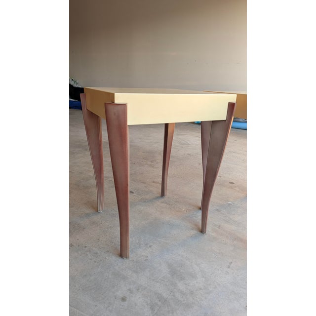 Contemporary Dakota Jackson “Enland” Side Tables – Pair, 1980s For Sale - Image 3 of 6