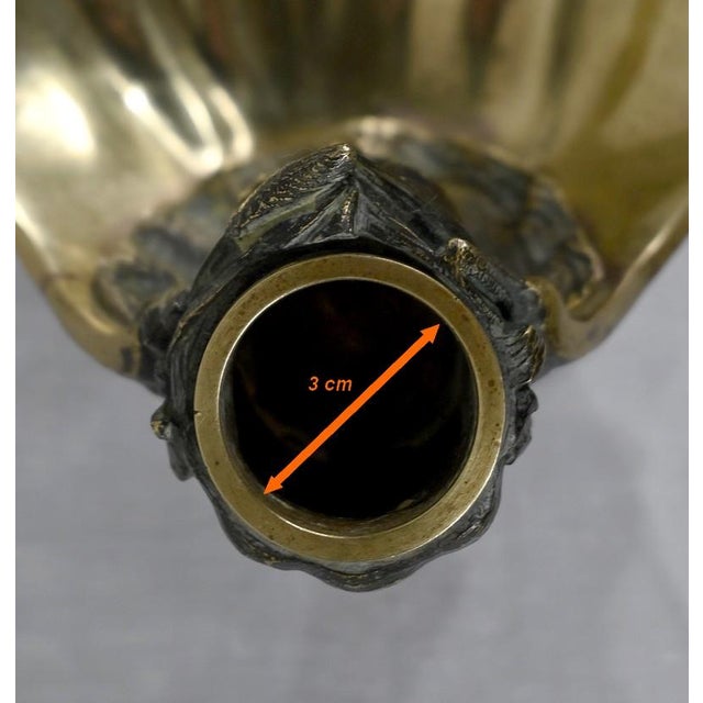 Inkwell in Double Patina Bronze, Late 19th Century For Sale - Image 15 of 18