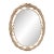 Vintage Carolina "Palm Frond" Oval Wall Mirror For Sale