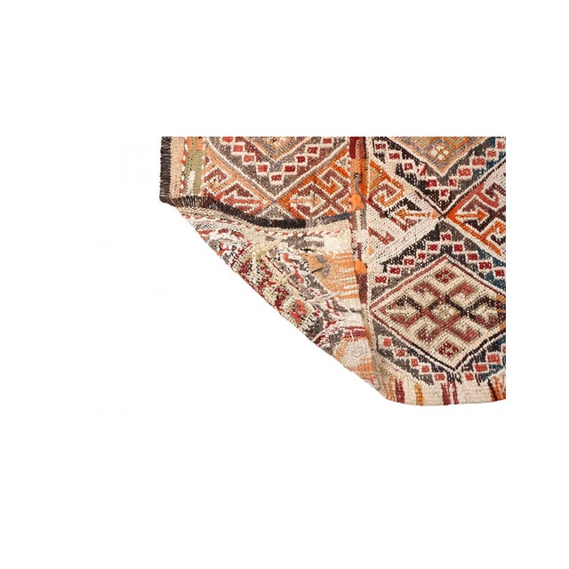 1960s Vintage Small Decorative Kilim Rug - 2`6″ X 4`1″ For Sale - Image 5 of 6