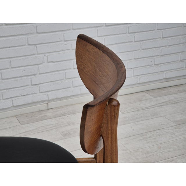 Danish Dining Chairs in Teak Wood, 1960s, Set of 5 For Sale - Image 16 of 18