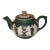 Bottle Green Antique Green Jasperware Teapot For Sale - Image 8 of 8