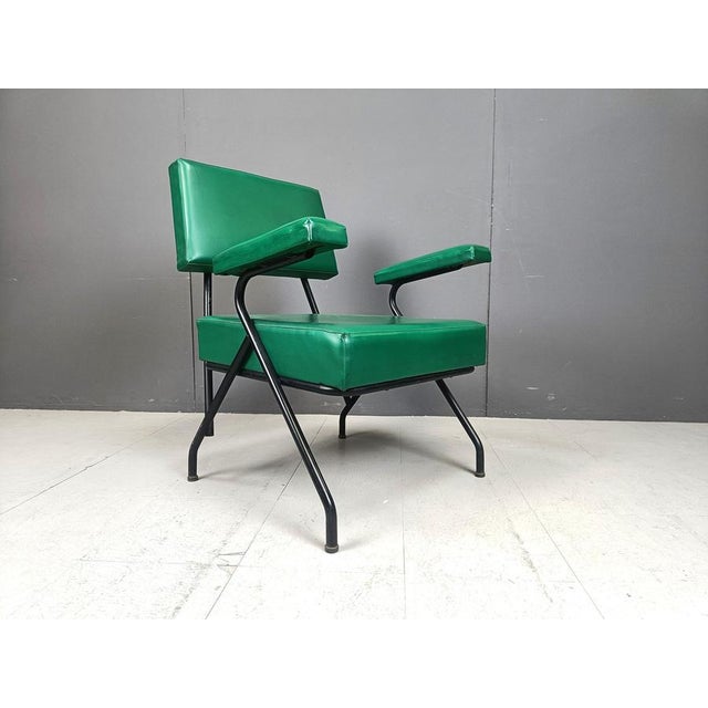 Mid-Century Italian Armchair, 1950s For Sale - Image 11 of 12