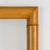 1940s Vintage Italian Bamboo Wall Mirror with Beveled Glass, 1940s For Sale - Image 5 of 12