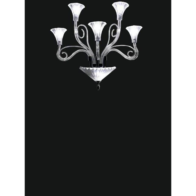 Metal Collection Diamante Wall Lamp in Metal and Crystal by Jago For Sale - Image 7 of 7