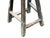 Gray Vintage Rustic Unique Shape Four Legs Wood Stool Side Table For Sale - Image 8 of 16
