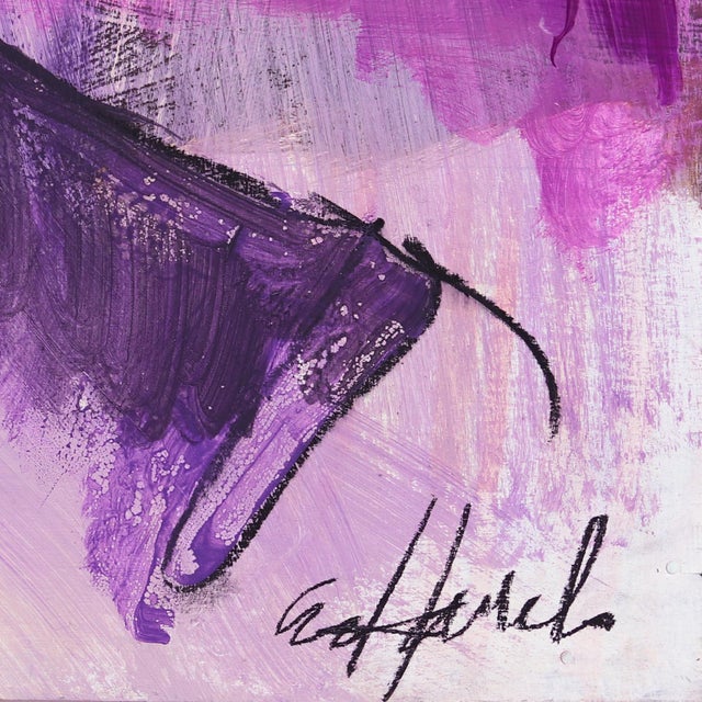 Mara - Colorful Cool Tone Figurative Abstract Feminine Original Artwork by Erin Hammond For Sale - Image 9 of 9