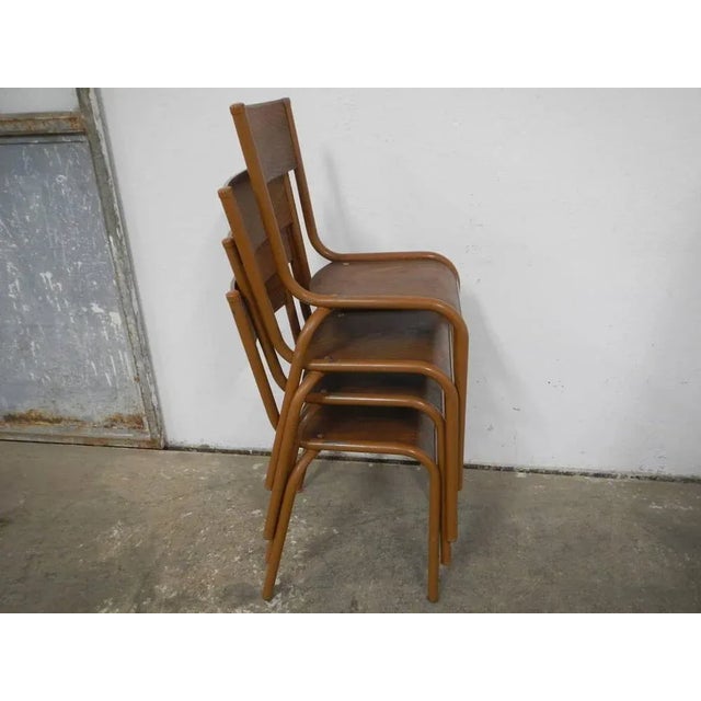 Stackable Chairs from Mullca, 1960s, Set of 4 For Sale - Image 4 of 12