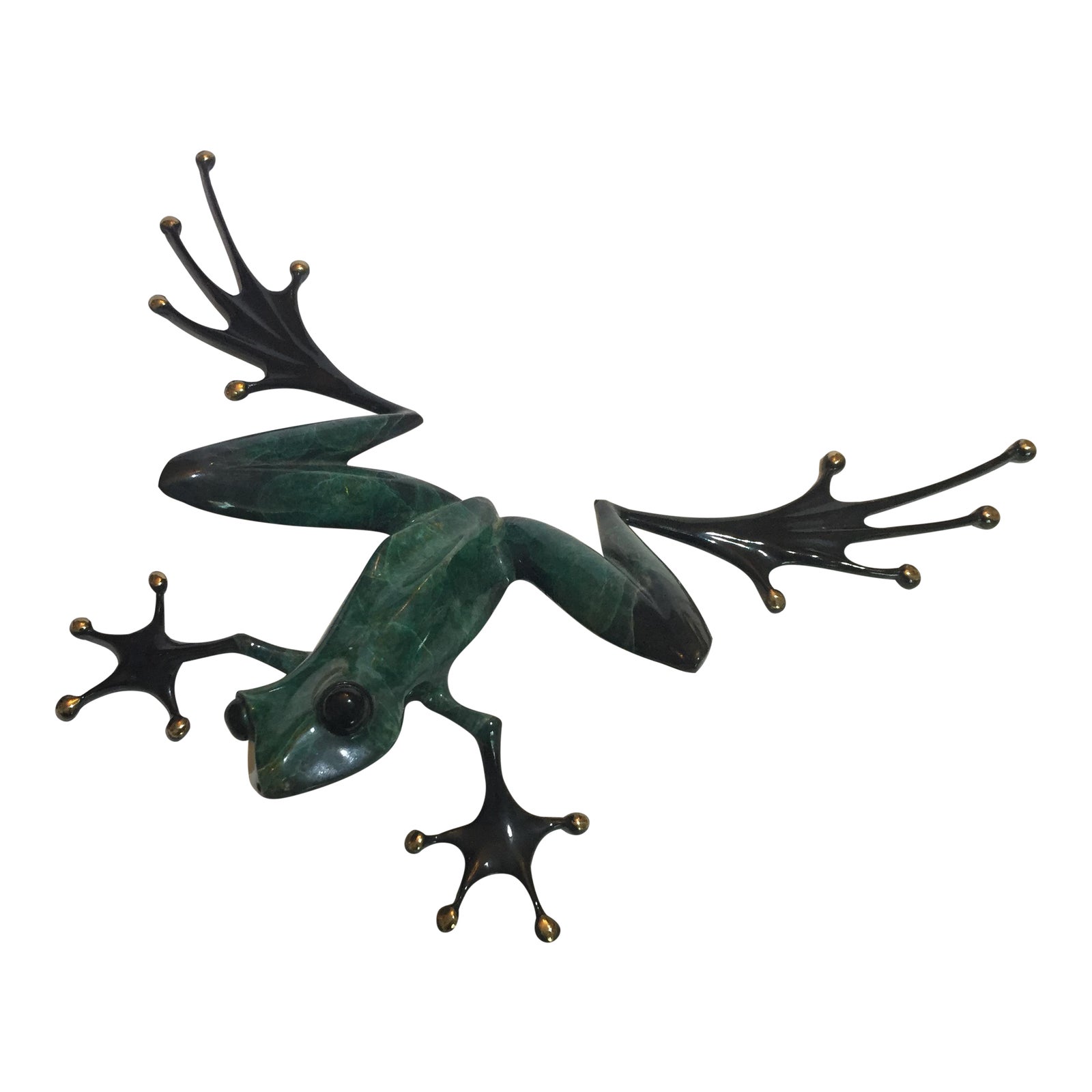 Bronze Frog Figure Ltd Ed Signed and Numbered by Tim Cotterill 1992