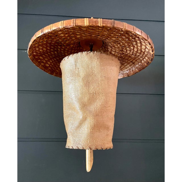 Here is an incredible and special wall-mounted wall light sconce featuring all natural, organic materials in an...