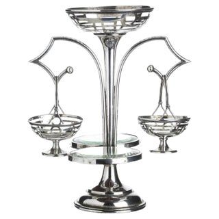 Art Deco Silver Table Centerpiece, 20th Century For Sale