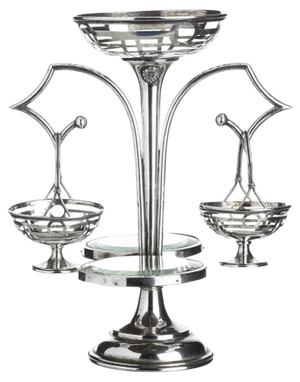Art Deco Silver Table Centerpiece, 20th Century
