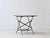 Vintage Folding Table in Metal with Cast Iron Frames, 1950s For Sale - Image 5 of 16