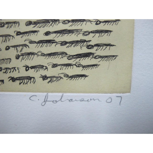 Chris Johanson Signed Limited Aquatint Print Perceptions #2 You Are Not Master For Sale - Image 4 of 7