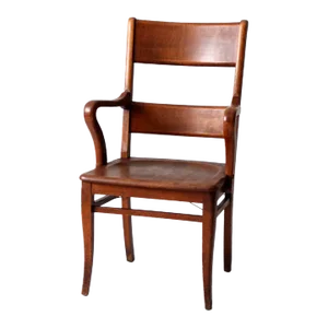 Antique Oak Office Chair