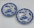 Japanese Antique Japanese Imari Arita Ware Porcelain Blue & White Plate Set For Sale - Image 3 of 5