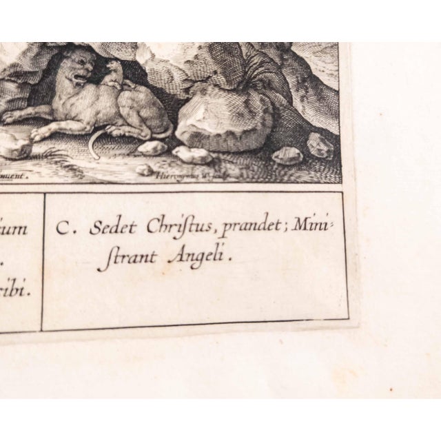 16th Century Old Master Engraving After Bernardino Passeri for Nadal's Evangelicae Historiae Imagines, Plate 14 For Sale - Image 11 of 16