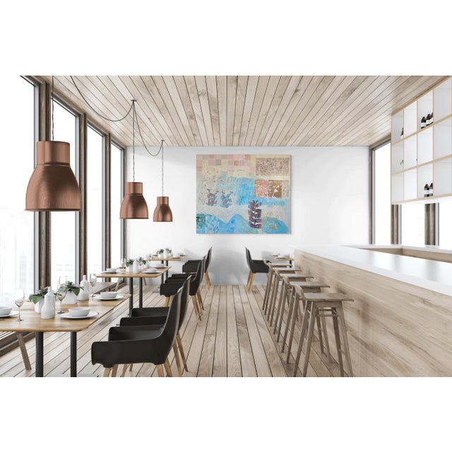 2020s Mountain Grown Organic Modern Acrylic Painting For Sale - Image 5 of 6