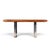 Roger Sprunger for Dunbar Mid Century Rosewood and Chrome Executive Desk This desk measures: 72 wide x 32 deep x 29.5...