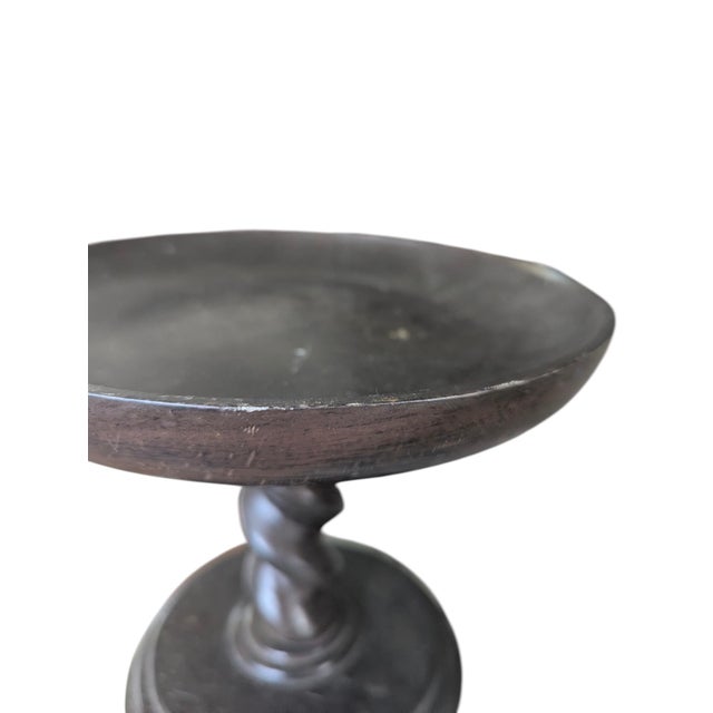Barley Twist Decorative Pedestal Bowl For Sale - Image 13 of 14