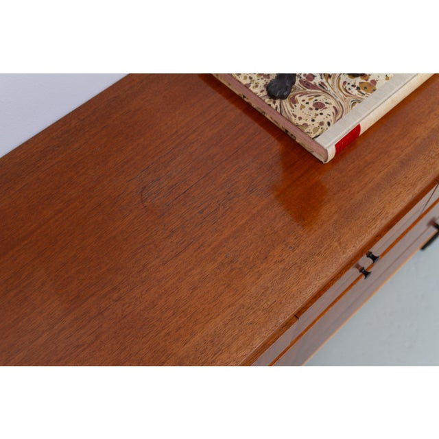 Art Deco Danish Low Mahogany Dresser, 1930s For Sale - Image 13 of 18