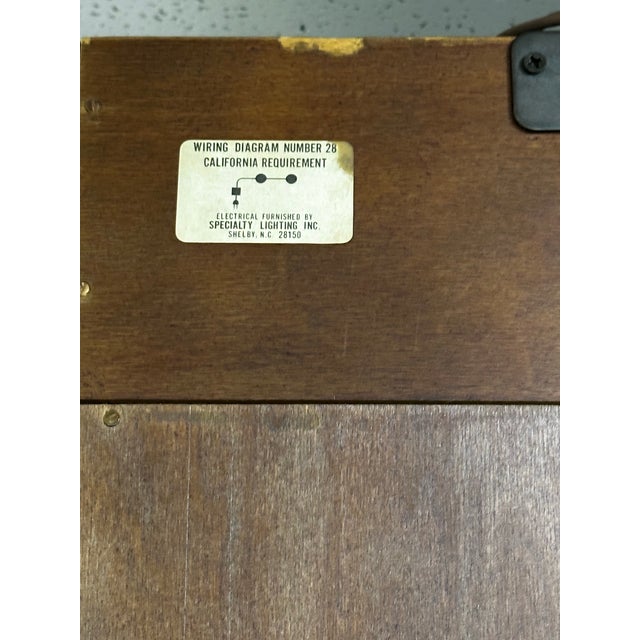 Brown Henredon Scene One Campaign Curio Cabinet For Sale - Image 8 of 10