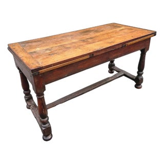 Antique 18th Century Draw-Leaf Table/Refectory or Tavern Table For Sale