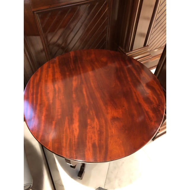 Brown American Empire End Table For Sale - Image 8 of 13