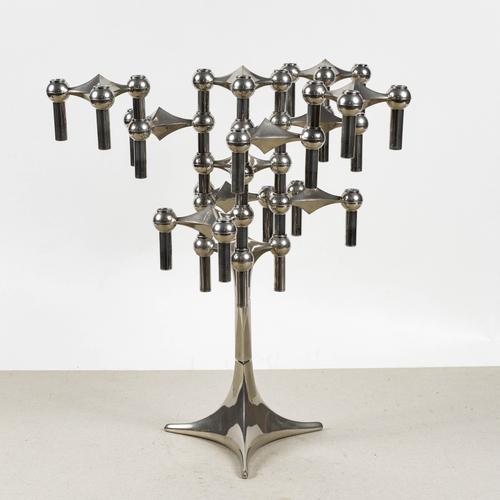 Metal Orion Modular Candelabra by Fritz Nagel for BMF For Sale - Image 7 of 18