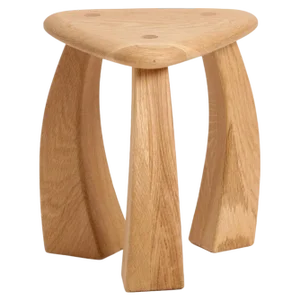 Arc De Stool 37 in Natural Oak by Project 213A