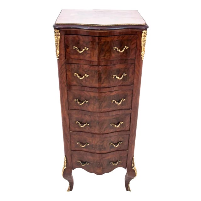 Walnut Chest of Drawers, France, 1880s For Sale