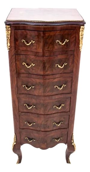 Walnut Chest of Drawers, France, 1880s