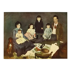 1948 After P. Picasso "The Soler Family" First Edition Period Offset Lithograph